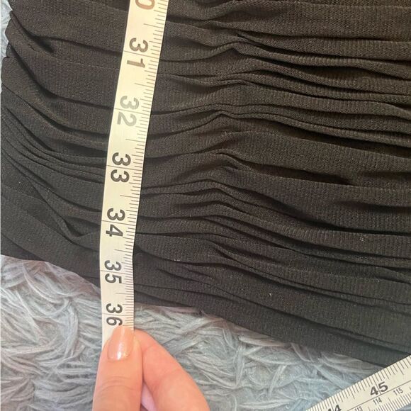 Vintage Sue Wong Black Embroidered Embellished Tulle Mini Dress Size 4 - Picture 4 of 7